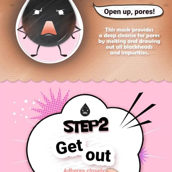 Elizavecca - Black Head Solution 3 Step Kit Nose Pore Strips 6 Packs - Picture 4 of 10